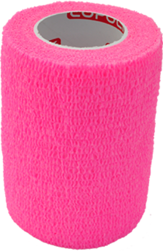 Billede af Selvklæbende elastisk bandage 7,5 cm - Lyserød