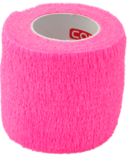 Billede af Selvklæbende elastisk bandage 5 cm - Lyserød