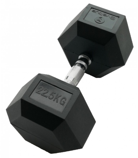 Billede af Hexagonformet håndvægt 22.5 kg - Dumbbell