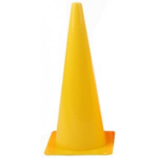 Billede af Plastiktræningskonus 45 cm - Gul 