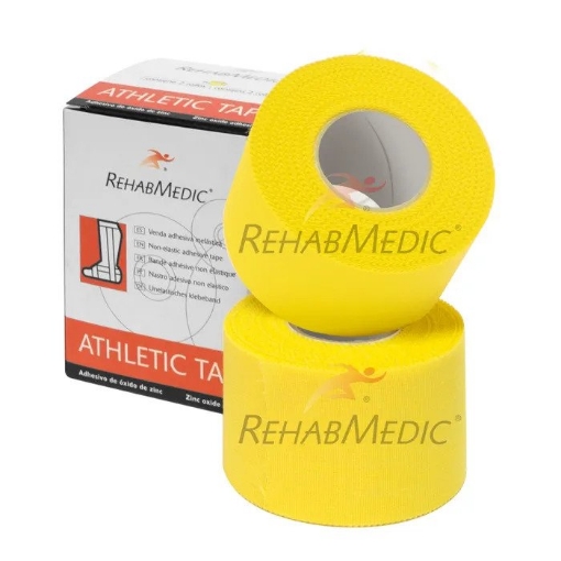 Billede af Athletic Tape - Rehabmedic - 3.8cm GUL