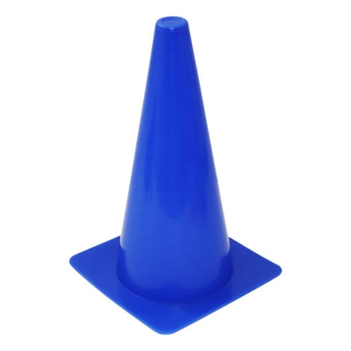 Billede af Plastiktræningskonus 45 cm - Blå 