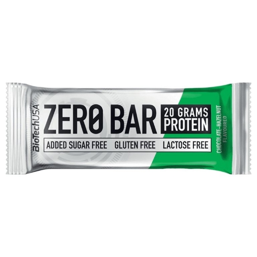 Billede af Zero Bar 50g - Chokolade Hasselnød BioTech