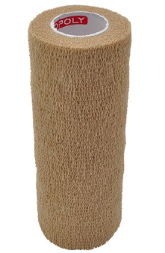 Billede af Selvklæbende elastisk bandage 15 cm - Beige