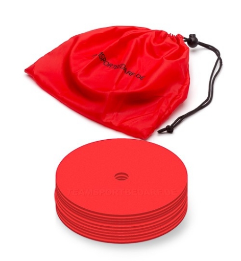 Billede af Set 10 Copete Plate Rosu 