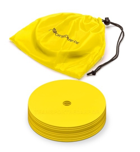 Billede af Set 10 Copete Plate Galben 