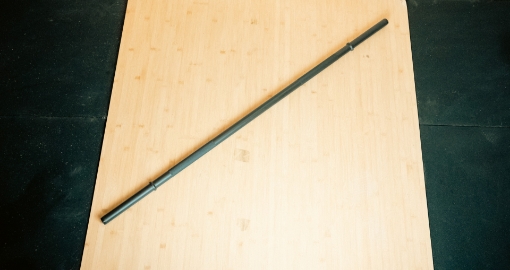 Billede af Sort træningsstang 145 cm