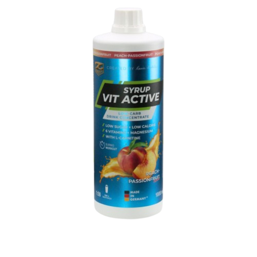 Billede af VITACTIVE SIROP + L-CARNITIN - 1000ML FERSKEN
