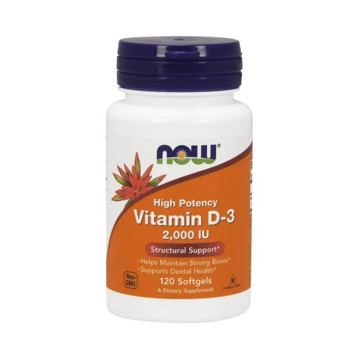 Billede af Vitamin D3 2000IU (120 kapsler) - Naskor