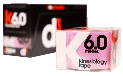 Billede af K6.0 KineK6.0 kinesiologitape Candy Pink 5cm x 6m - d3Tape