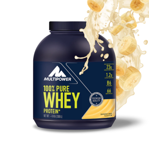Billede af 100% Ren valleprotein - 2000 g - Bananmælk MPower