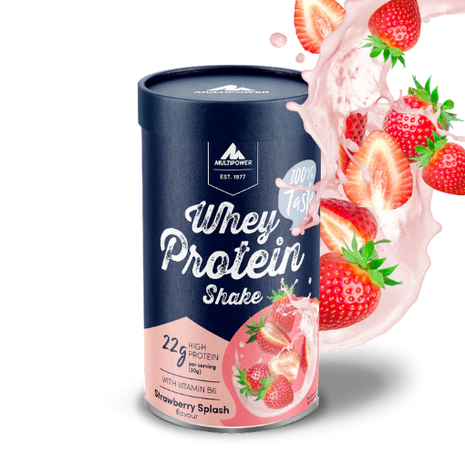 Billede af Whey Protein Shake 420g - Jordbær Multipower