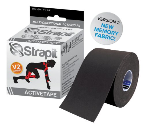 Billede af DYNAMIC ACTIVETAPE 5CM x 5M – SORT STRAPIT