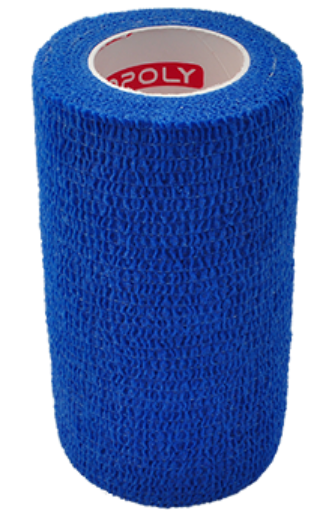 Billede af Selvhæftende Copoly-bandage 10 cm x 4,5 m - Lyseblå