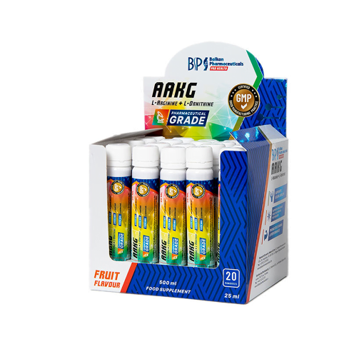 Billede af AAKG (L-arginine + L-Ornithine) Shot 20×25ml