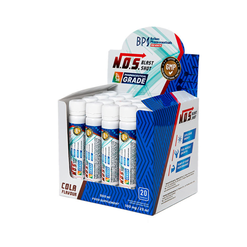 Billede af NOS Blast (L-Arginina + L-citrulina + Beta alanina) Shot 20×25ml