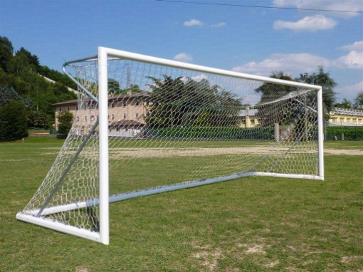 Billede af Flytbart fodboldmål i aluminium 7,32 x 2,44 m – P5900
