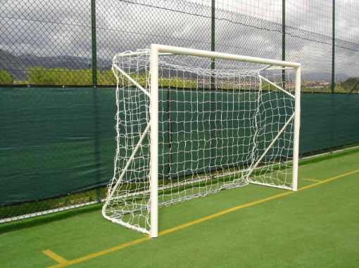 Billede af Poarta Fotbal Oțel 4x2 m, fixa cu mansoane incluse