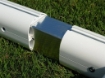 Billede af Poarta Fotbal Aluminiu Profesionala - 7.32x2.44 m