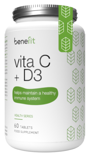 Billede af Vitamina C + D3 - 60 Tabs Benefit