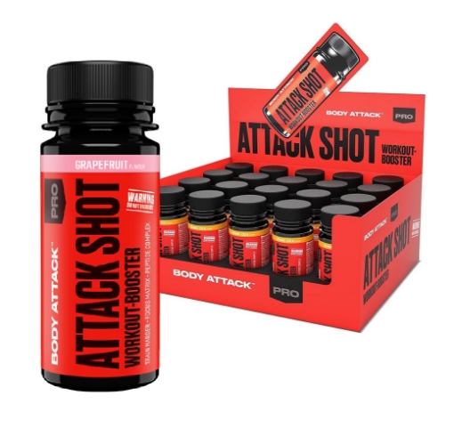 Billede af ATTACK SHOTS 20 x 60 ml - Grapefrugt