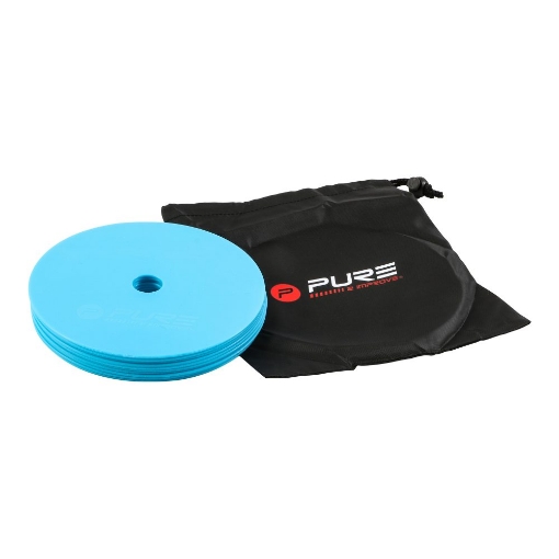 Billede af SET 10 COPETE PLATE P2I ALBASTRU