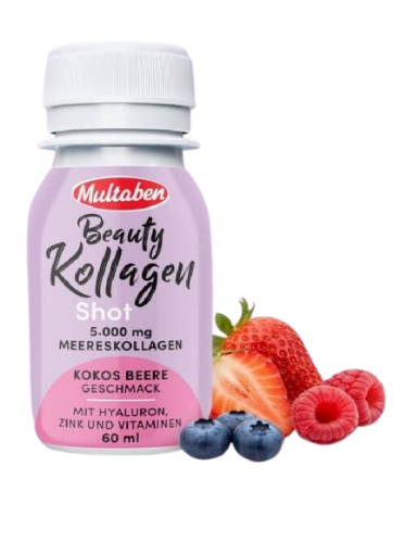 Billede af Beauty Colagen Shot 60ml Cocos si Fructe de padure- Multaben 