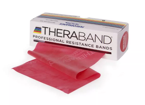 Billede af THERA-BAND® elastikbånd Medium 1.7kg - Rød