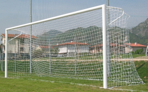 Billede af Fast fodboldmål i aluminium 7,32 x 2,44 m – P5905