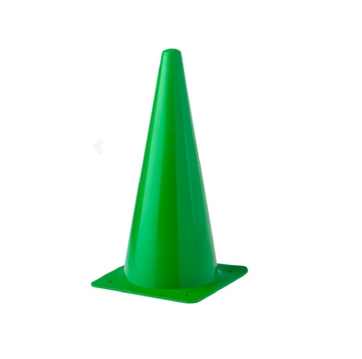 Billede af Plasttræningskegle 38cm - Grøn 